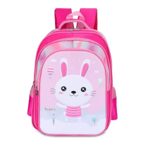 22 Litres School Bag - Fun Design, Lightweight & Durable | Water Bottle Pockets | Ink Blue