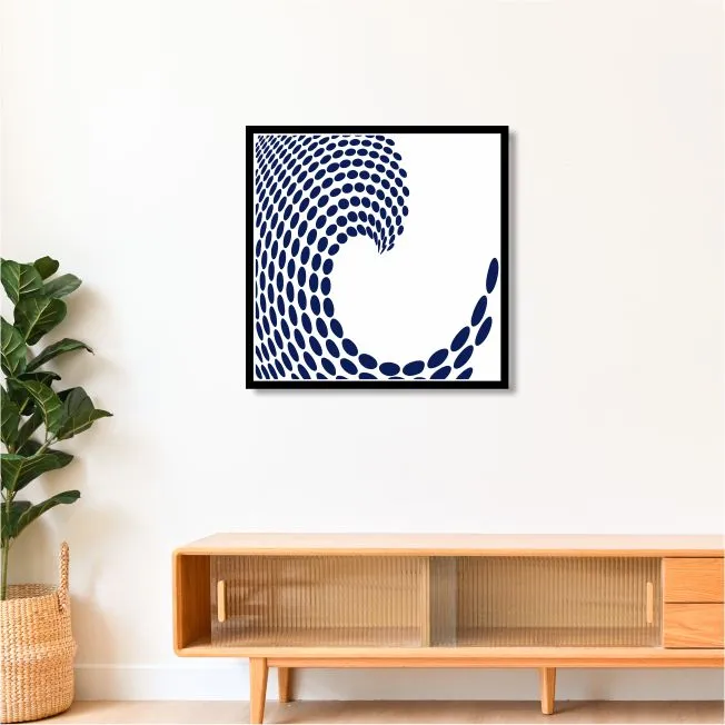 3d Circule Wave Pattern Flower Reusable Stencil For Canvas And Wall Painting.ID#227