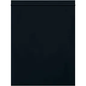 8 x 10" - 2 Mil Black Reclosable Poly Bags
