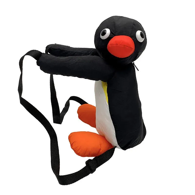 Adorable Penguin Plush Backpack for Kids - Soft, Spacious & Fun!