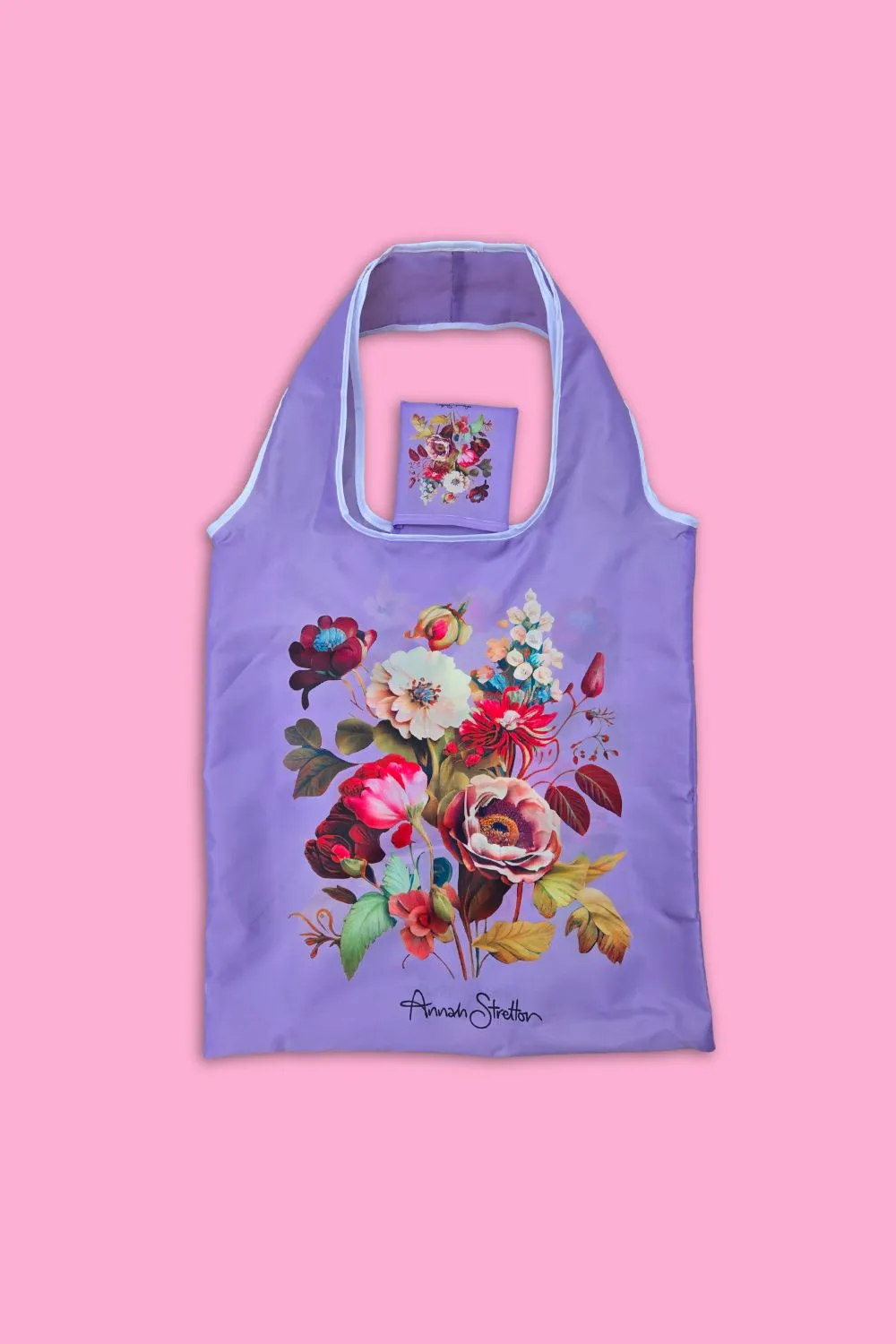 AS Reusable Bag - Lilac Rose Garden