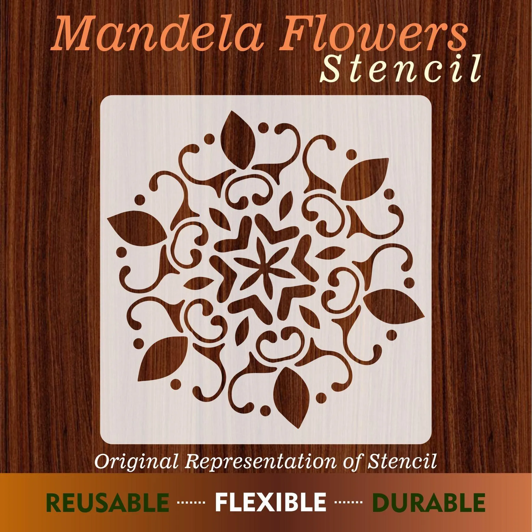 Autumn Wheat Totem Flower Stencil , Wall Stencils For wall Painting Airbrush Painting Art Cake Spray Mold DIY Decor Crafts Canvas.ID#10-1