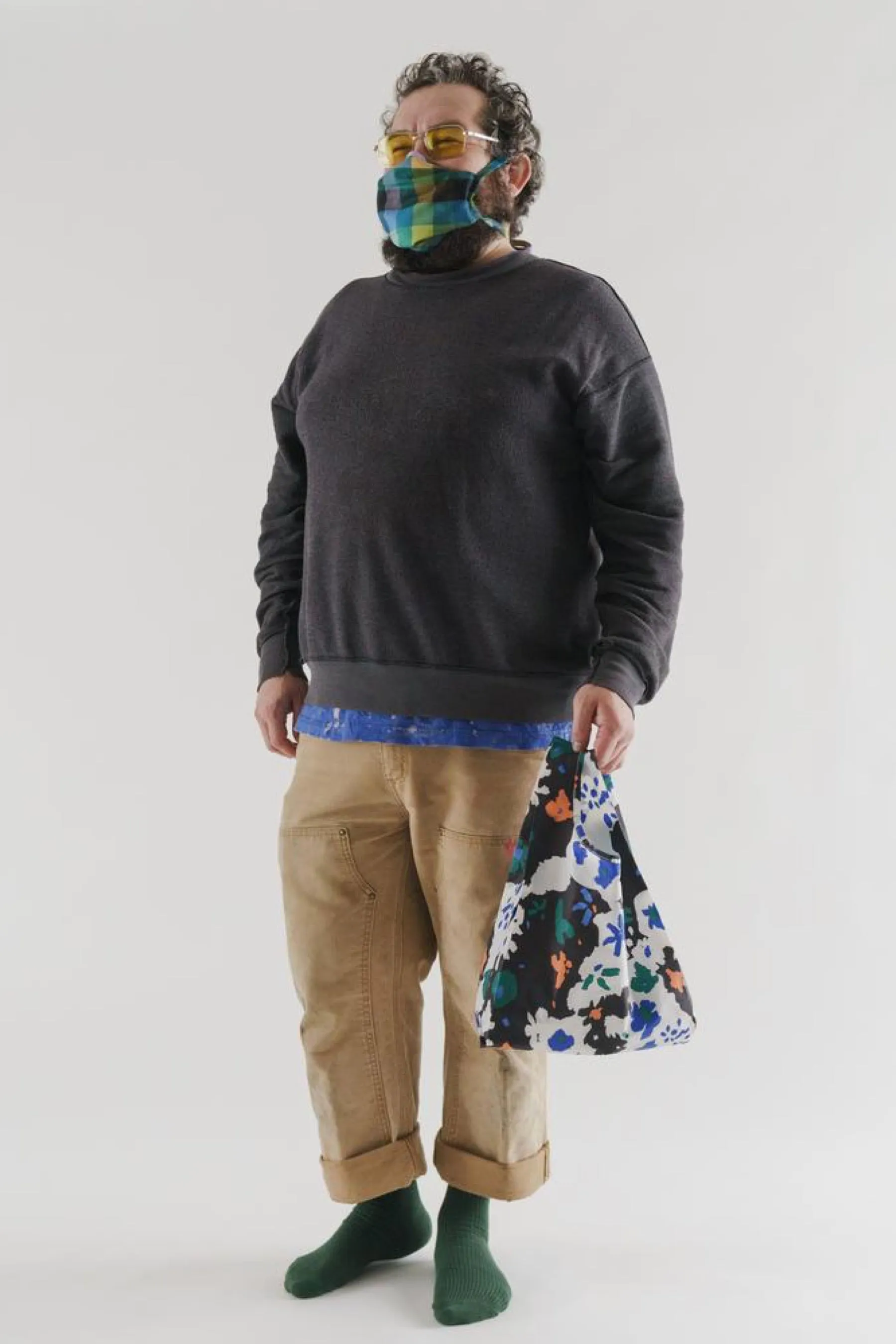 Baby Litho Floral Baggu