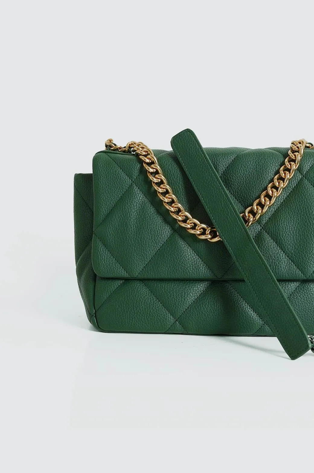 BagSaga Green Maui Shoulder Bag