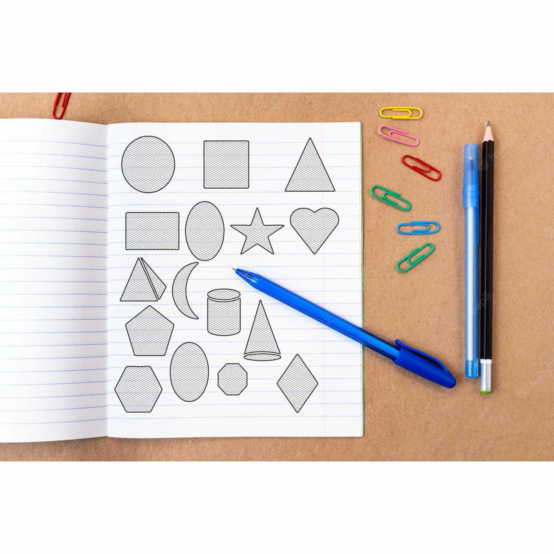 Basic Geomatric Shapes Reusable Stencil For Canvas And Wall Painting.ID#137