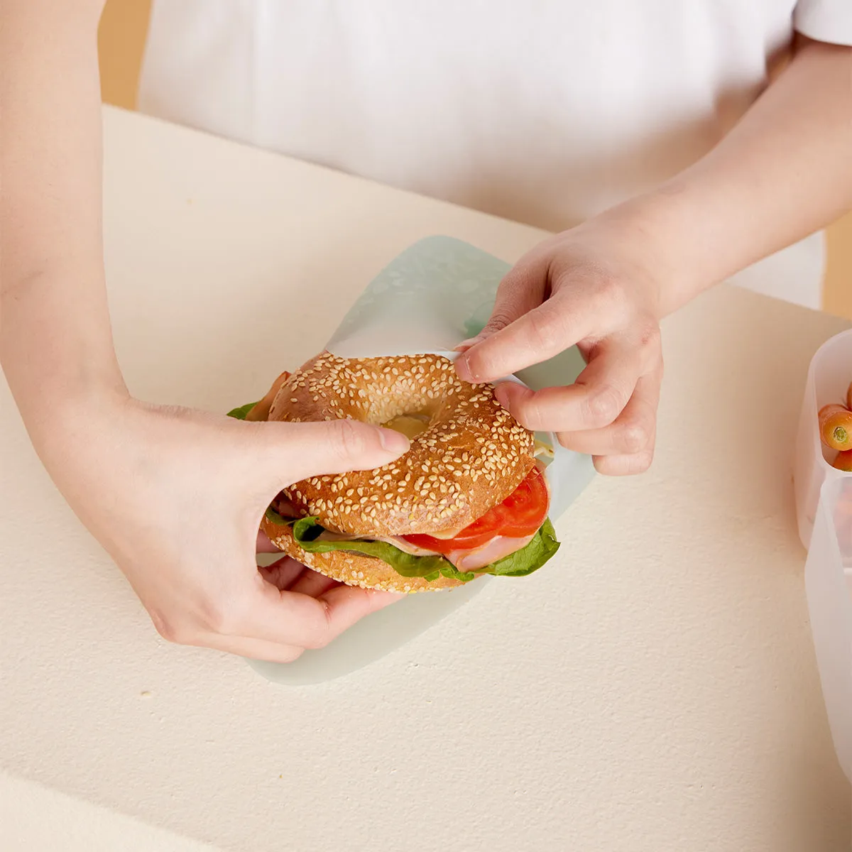b.box Silicone Lunch Pocket - Forest