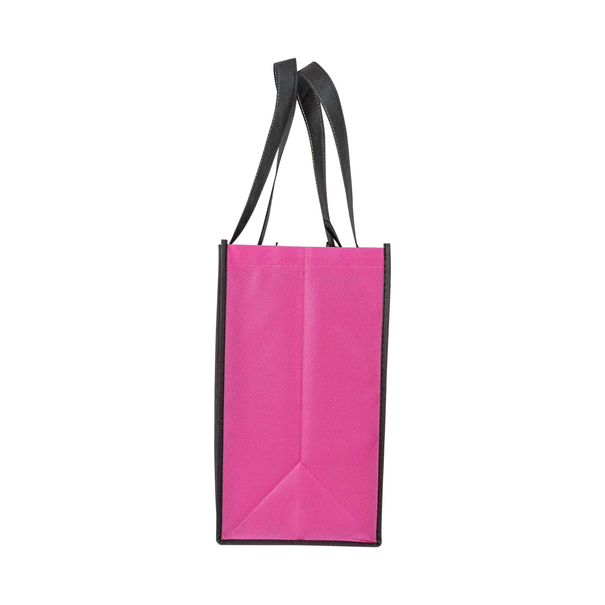 Black & Pink Eco Tote Bag - Psalm 126:3 "Filled With Joy"