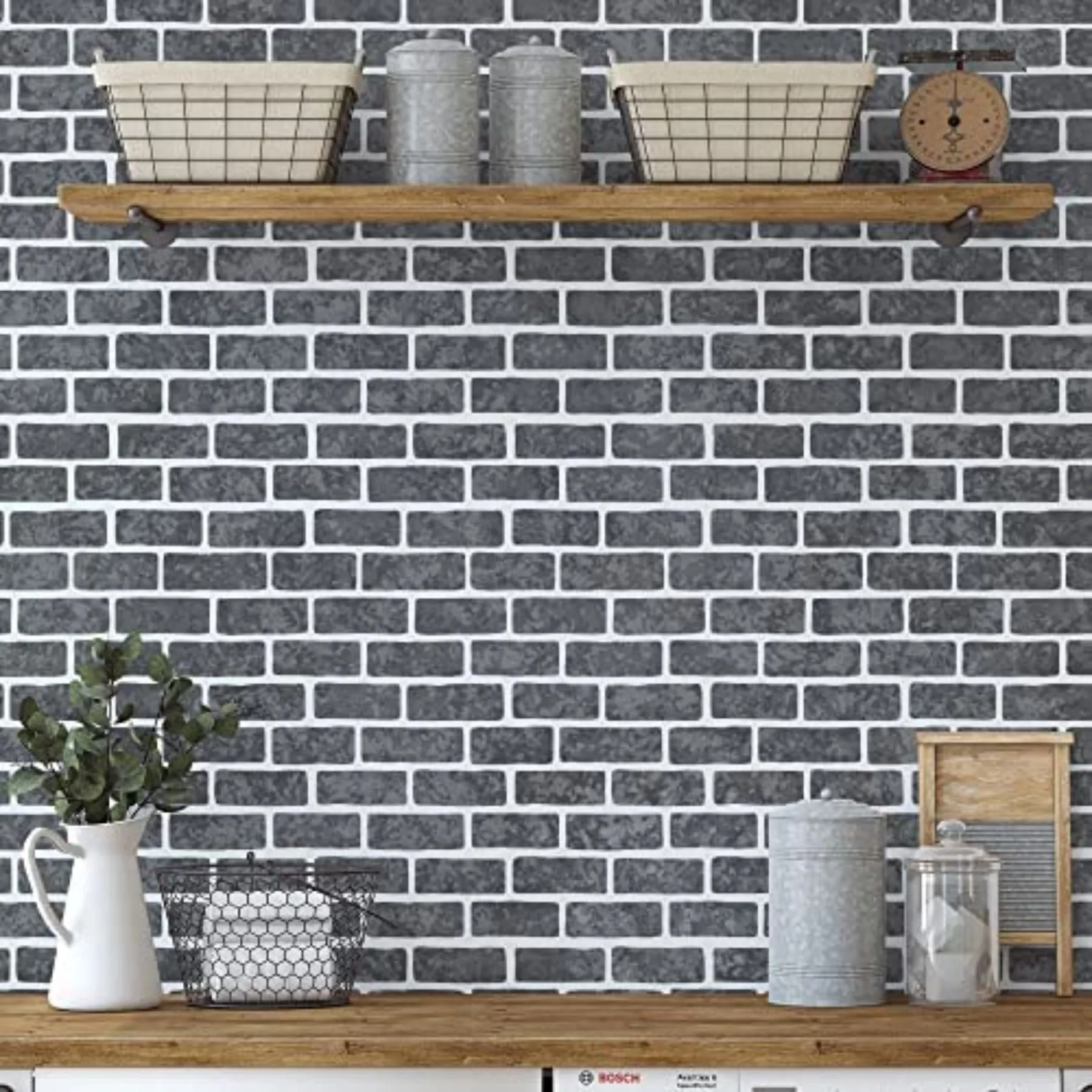 Brick Wall Pattren Reusable Stencil For Canvas And Wall Painting.ID #348