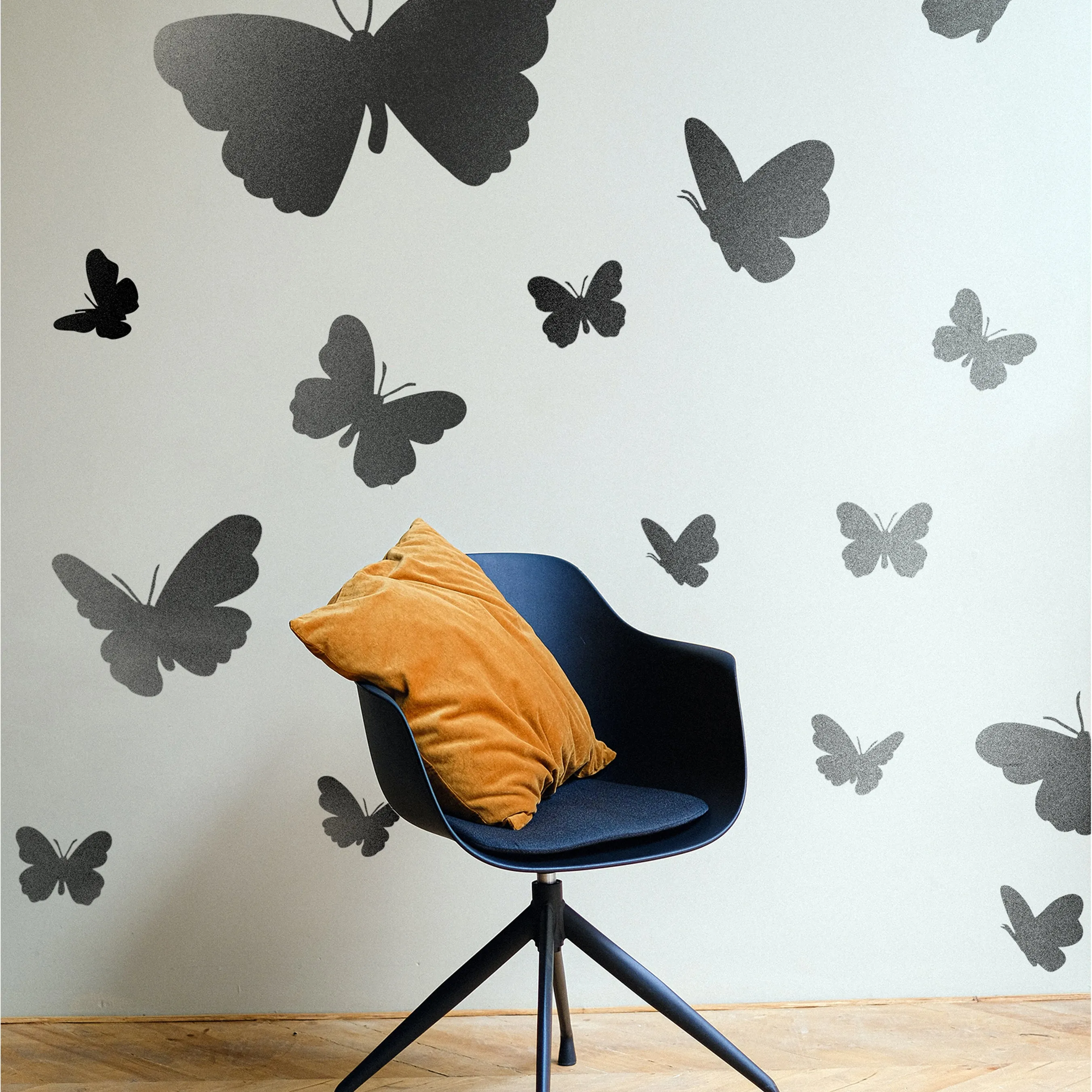 Butterfly Reusable Stencil for Canvas and wall painting.ID#25