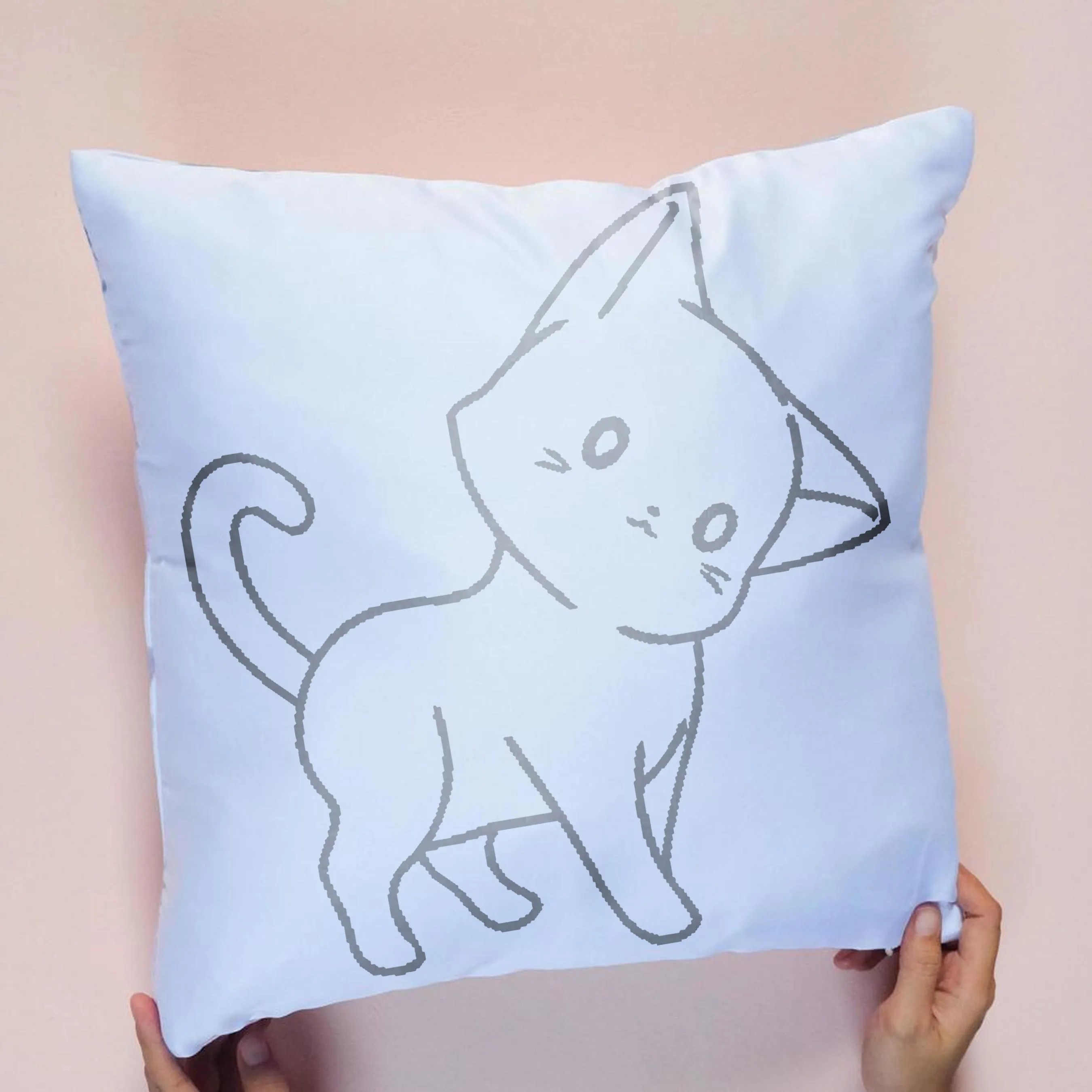 Cat Reusable Stencil For Canvas And Wall Painting.ID #478