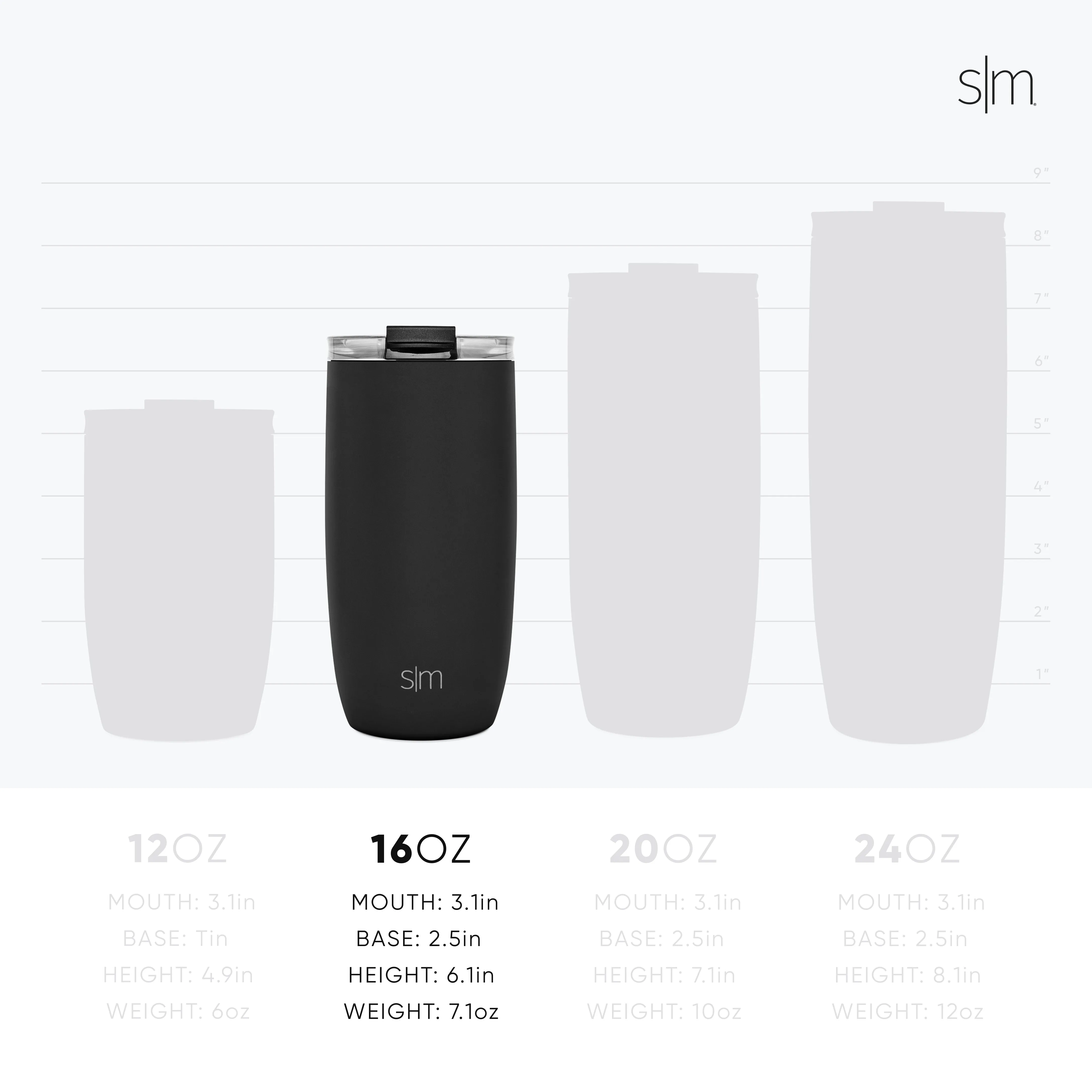 Collegiate Voyager Tumbler with Clear Flip Lid & Straw