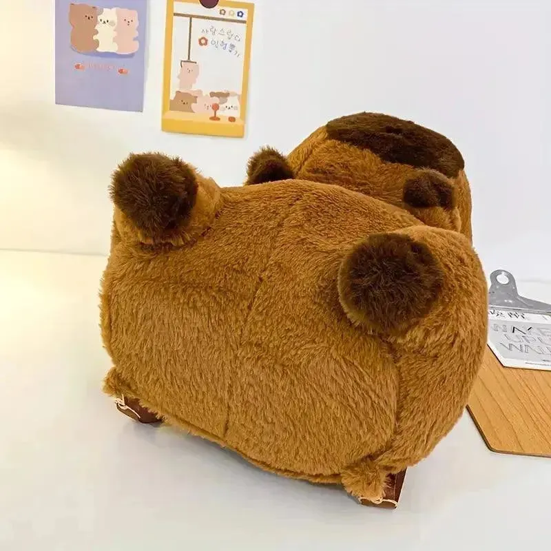 Cute Capybara Plush Backpack