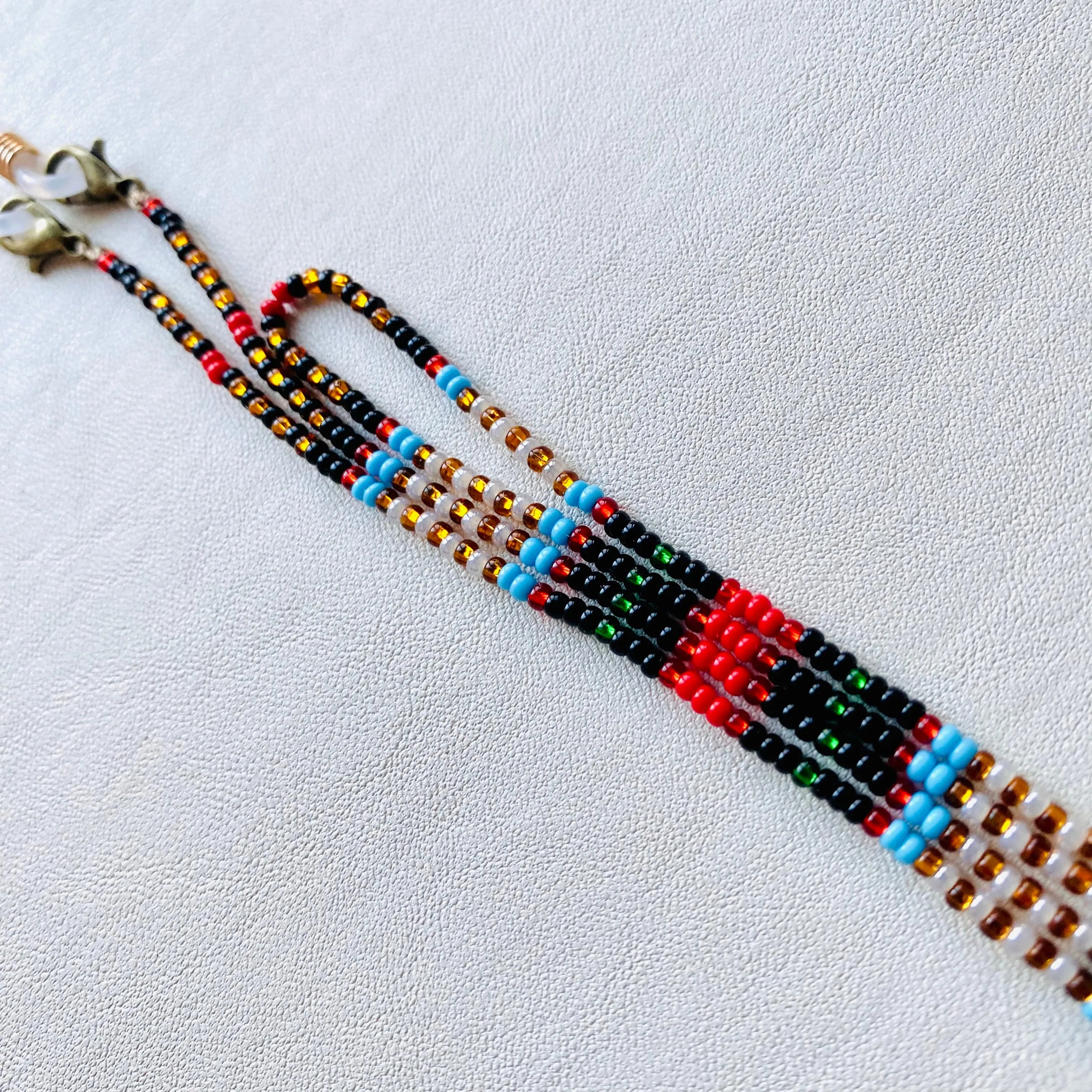 Dainty Colorful Seed Bead Glasses Chain, Hippie Boho Beaded Lanyard Plus Size, Teacher Lanyard, Airpod Chain, Eyeglass Strap,Face Mask Chain