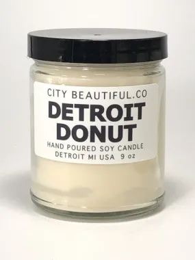 Detroit Donut - Hand Poured Soy Candle by City Beautiful . Co - 9oz.