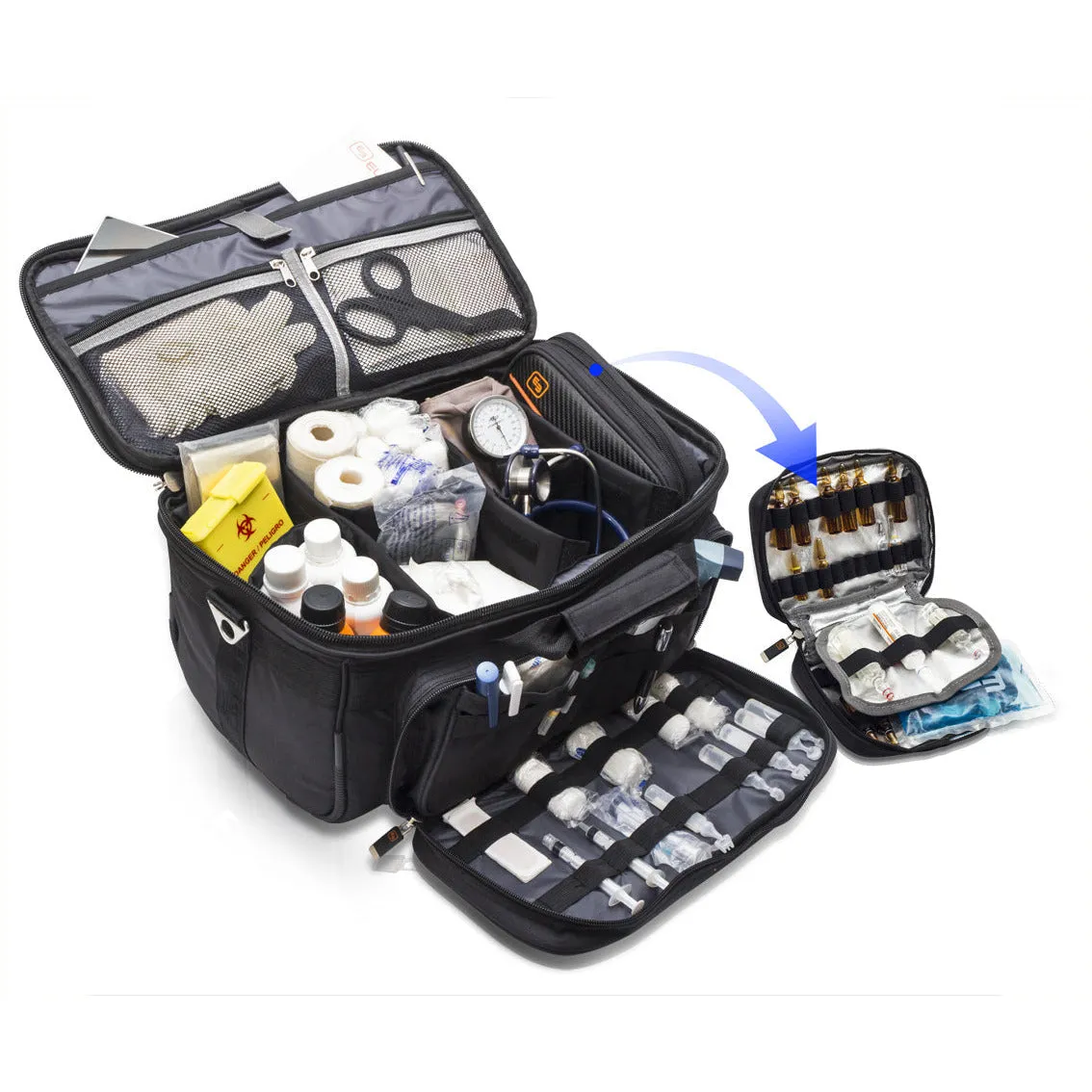 Elite GP's Lightweight Doctors Bag - Black - CLEARANCE