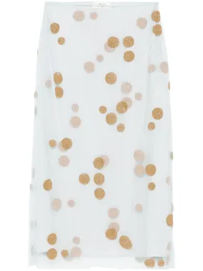EMBROIDERED MIDI SKIRT