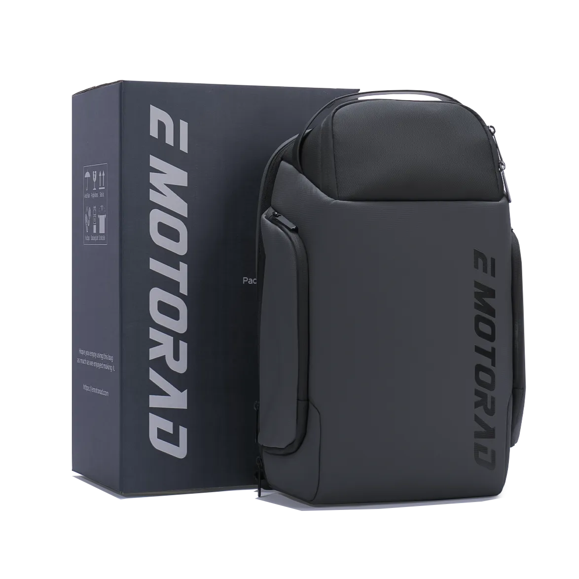 EMotorad 20L secure storage Fleece-lined PC compartment Vented Padded Professional Backpac for Ages 14 Years and Up