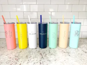 Engraved Skinny Tumbler