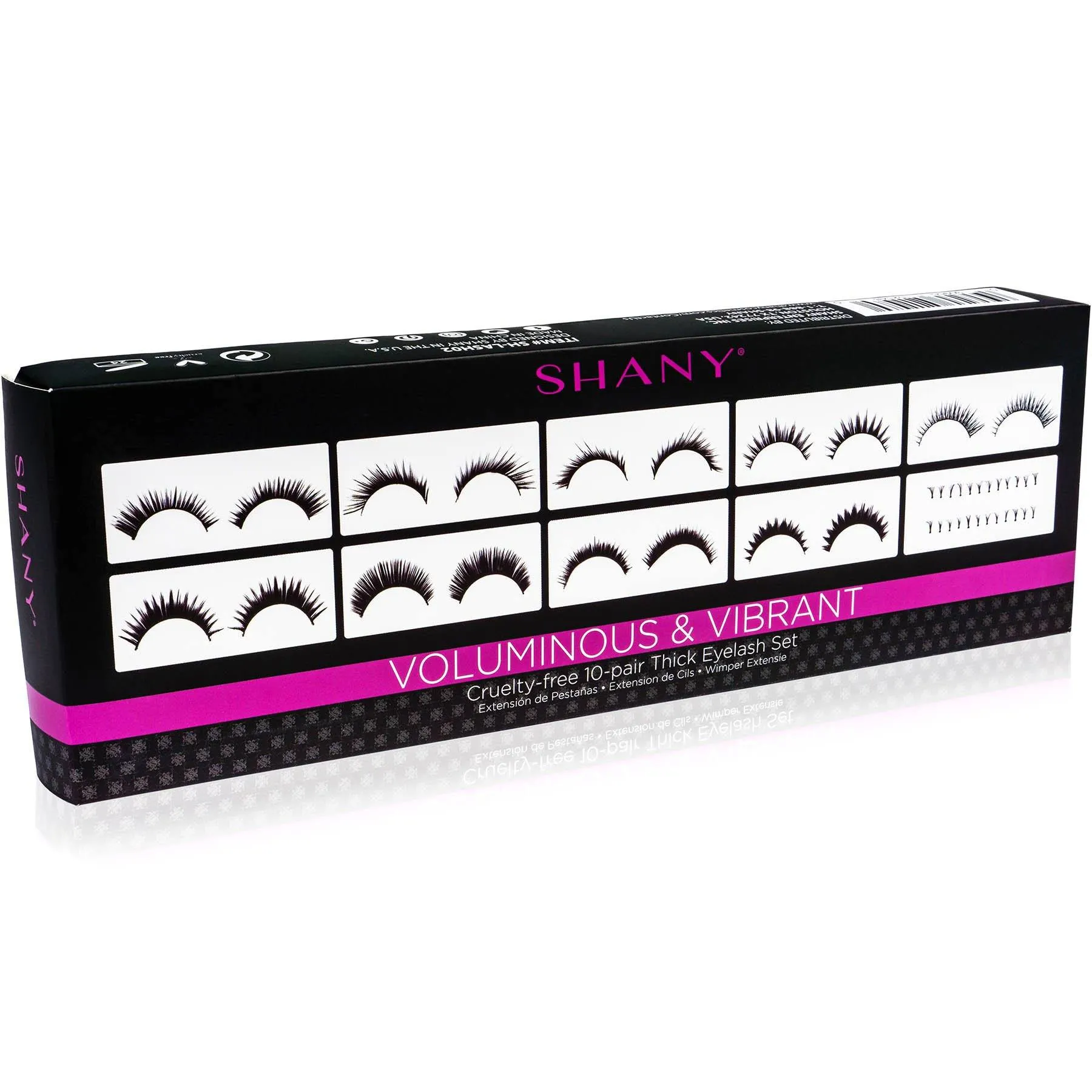 Eyelash extend - set of 10 assorted reusable eyelashes