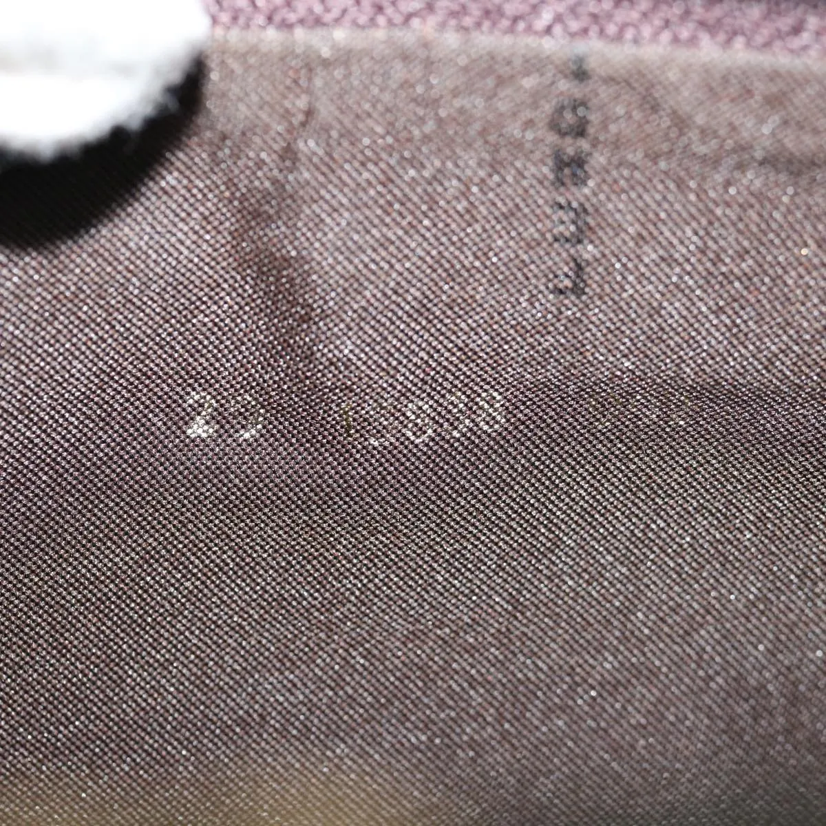 Fendi Pecan  Canvas Clutch Bag ()