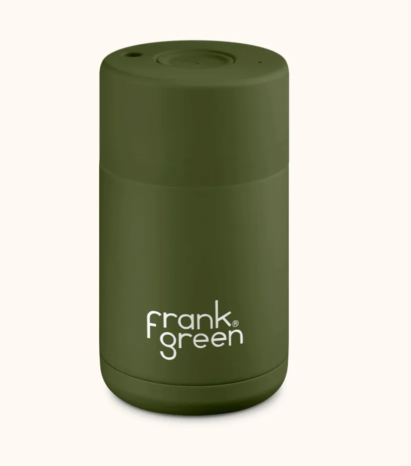 Frank Green 12oz Stainless Steel Reusable Cup with Push Button