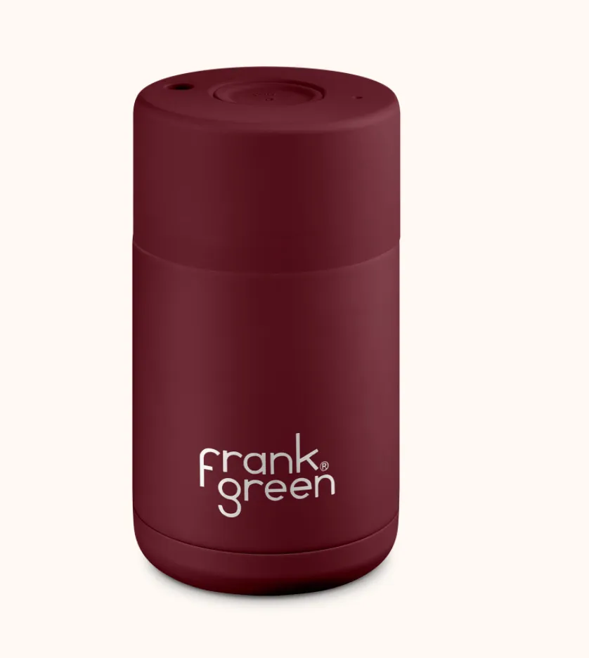 Frank Green 12oz Stainless Steel Reusable Cup with Push Button