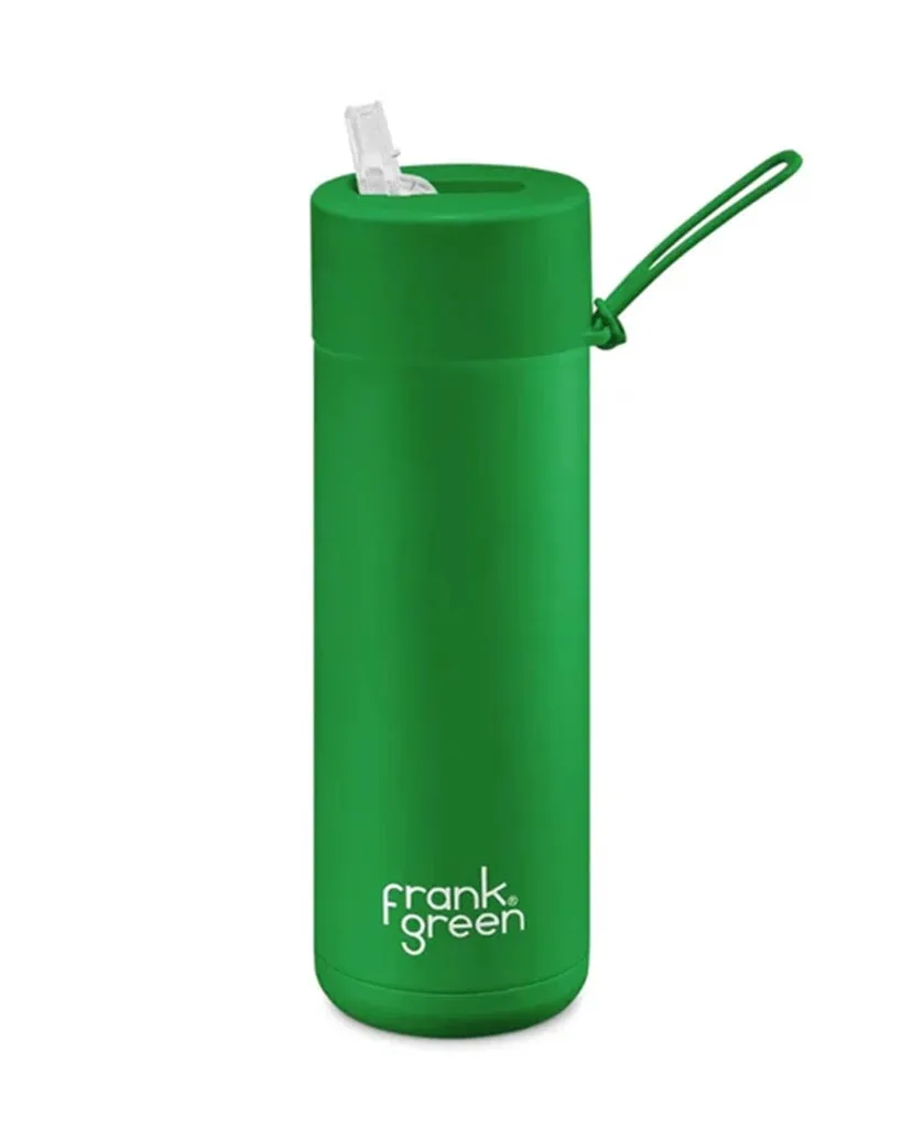 Frank Green Ceramic 20oz Straw Bottle - Evergreen