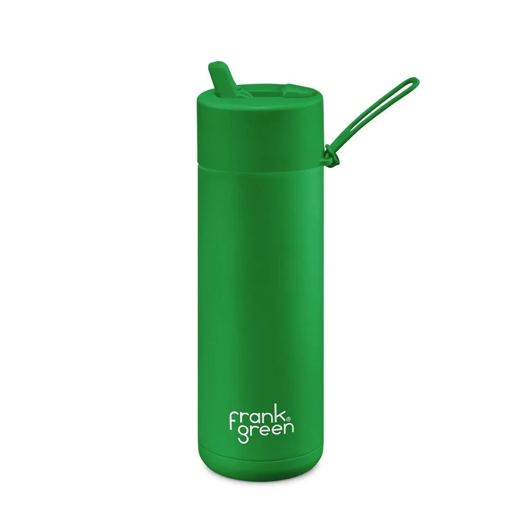 Frank Green Ceramic 20oz Straw Bottle - Evergreen