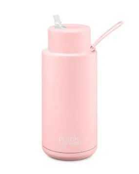 Frank Green Ceramic 34oz Straw Bottle - Blushed