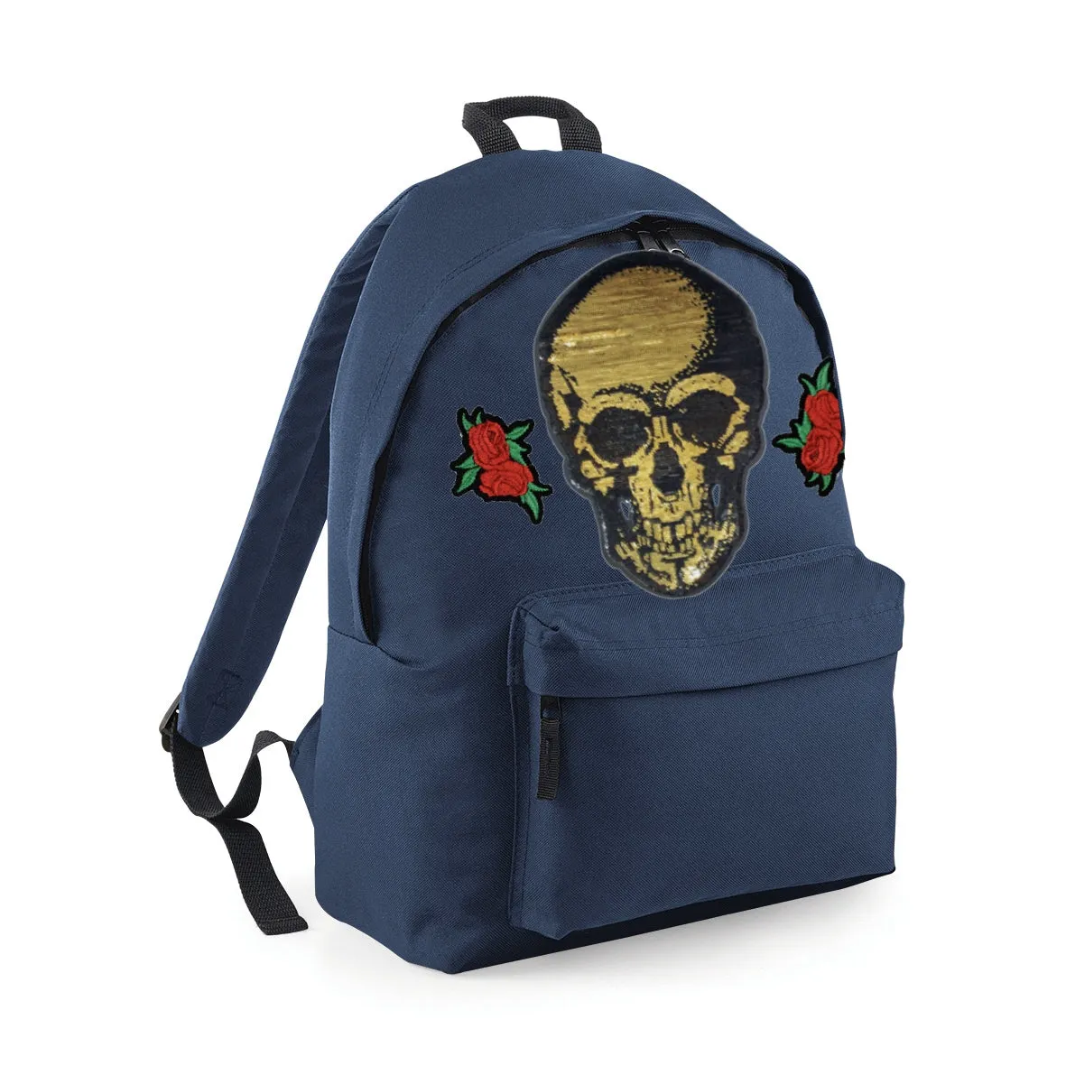 Gold Skull & Roses Maxi Bag
