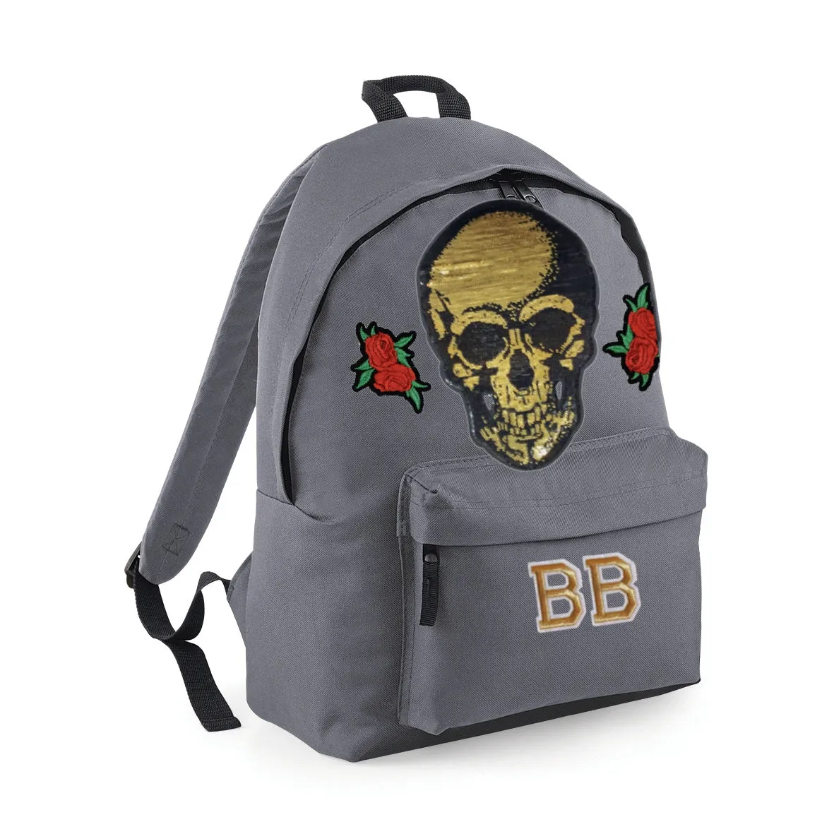 Gold Skull & Roses Maxi Bag
