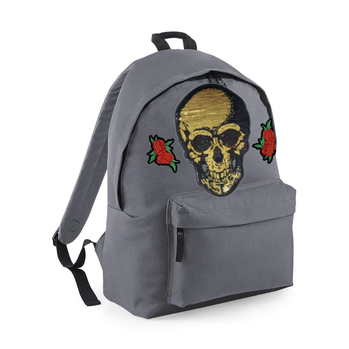 Gold Skull & Roses Maxi Bag
