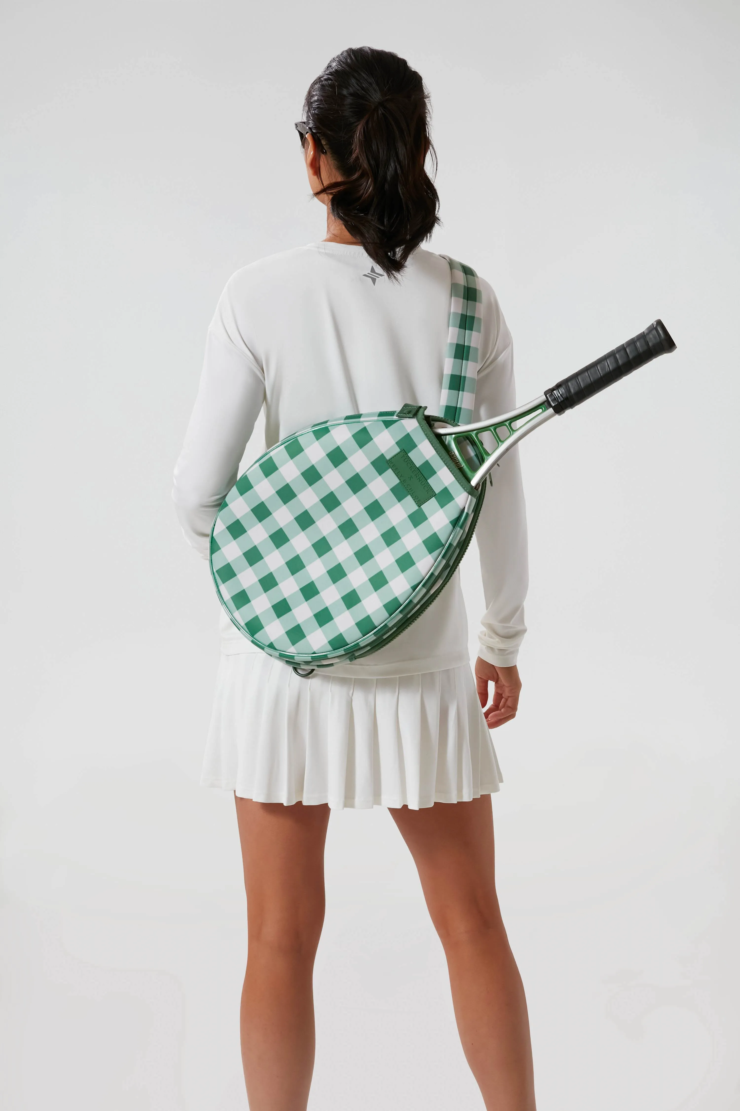Green Trellis Tennis Backpack