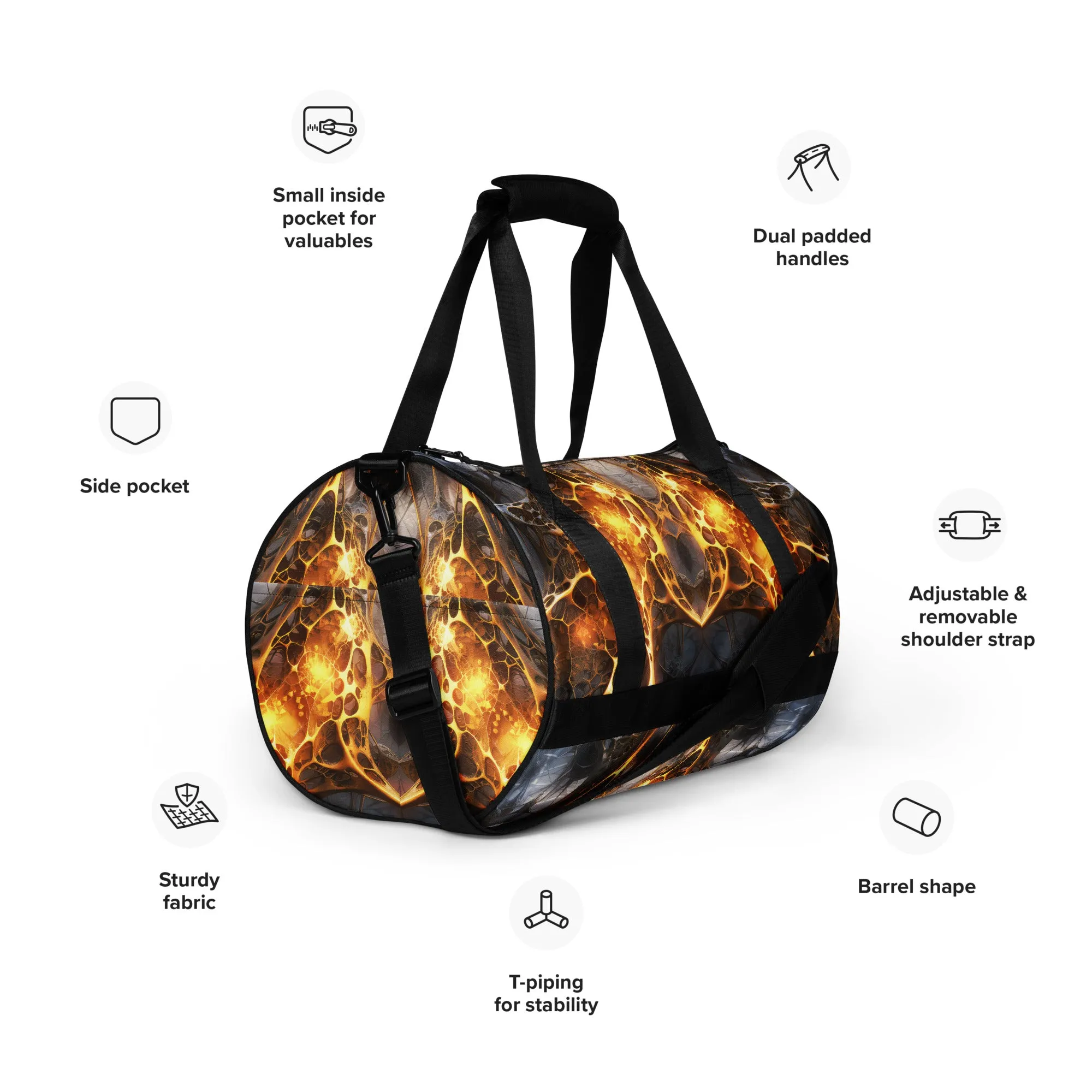 Gym Bag Metal Neurons