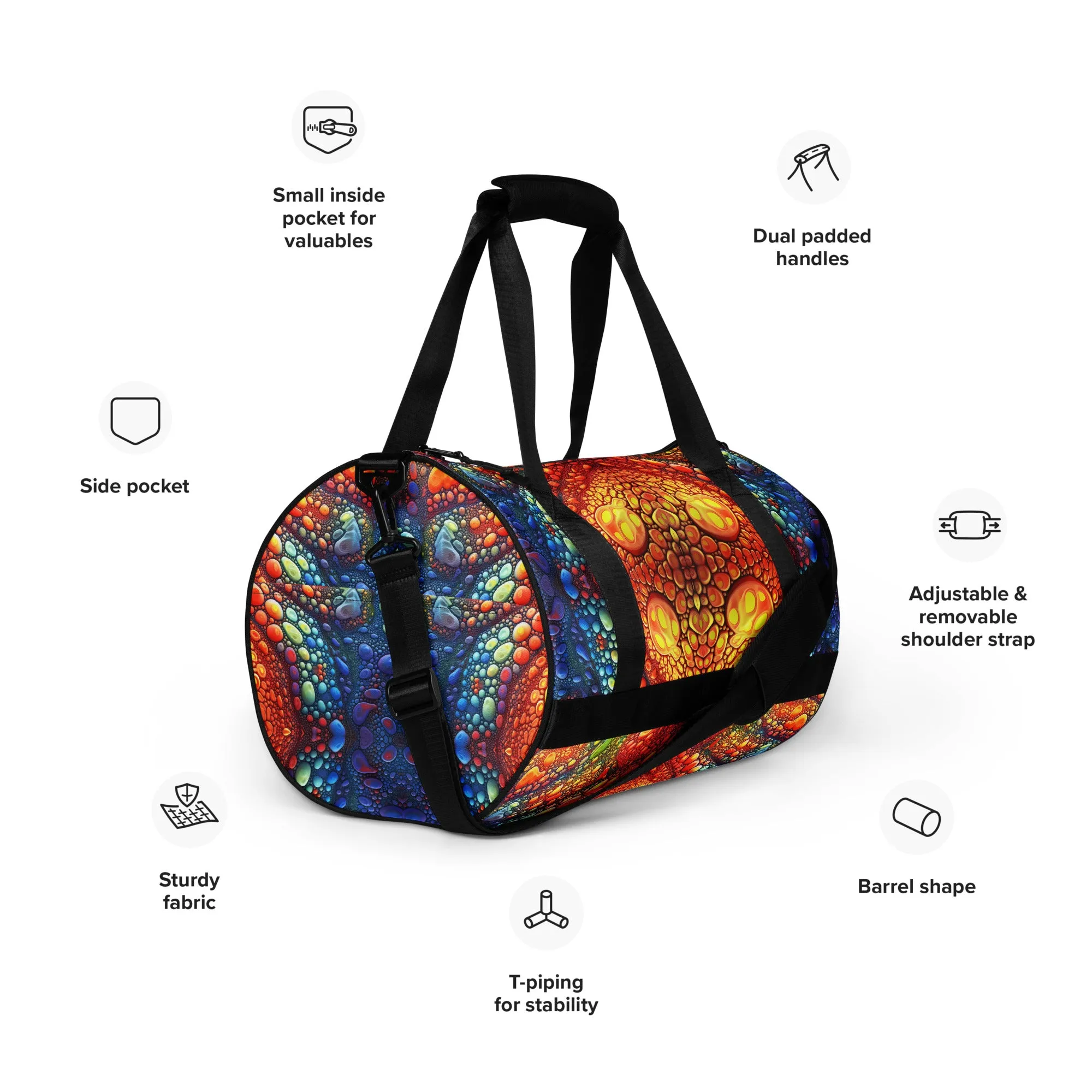 Gym Bag Rainbow Surface