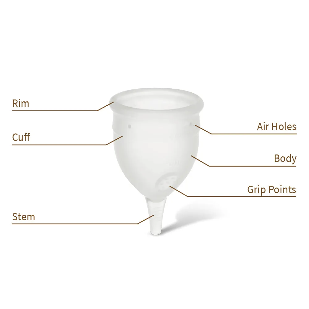 Haakaa SensiCup (Frosted) Menstrual Cup - 20ml/25ml