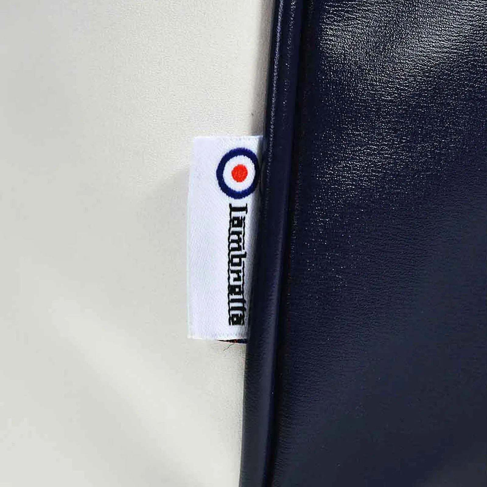 Lambretta Retro Flight Faux Leather Satchel Bag