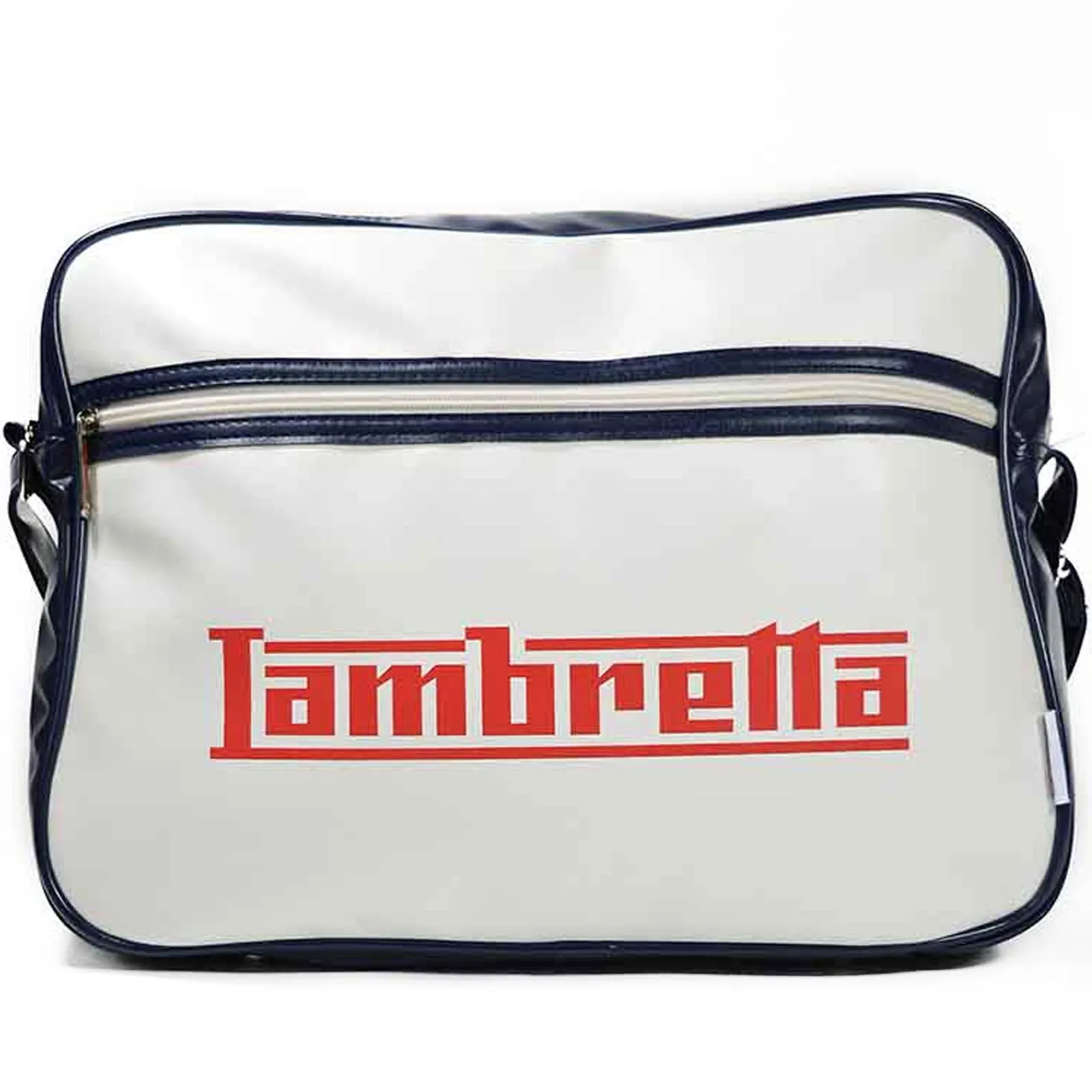 Lambretta Retro Flight Faux Leather Satchel Bag