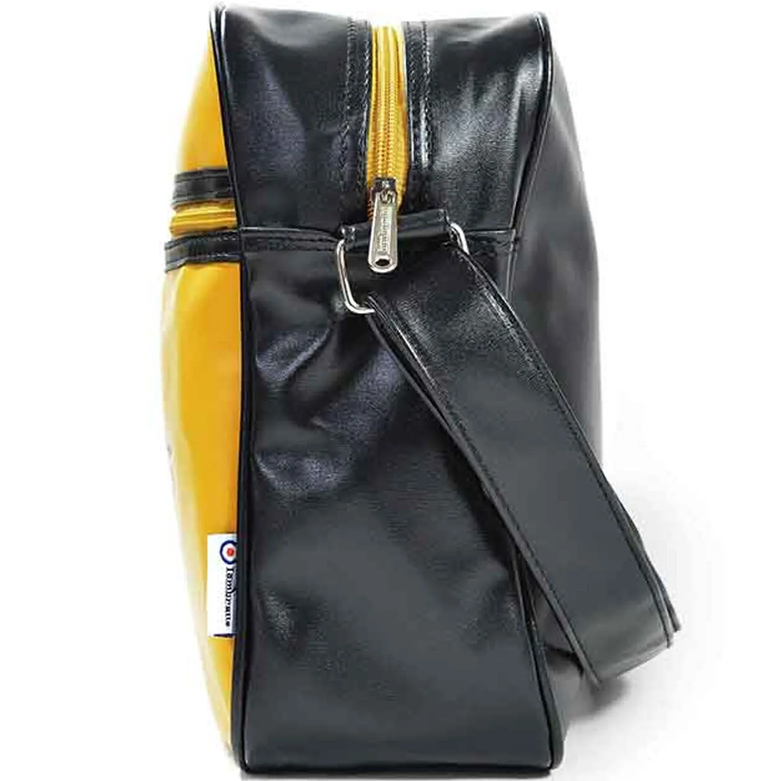 Lambretta Retro Flight Faux Leather Satchel Bag