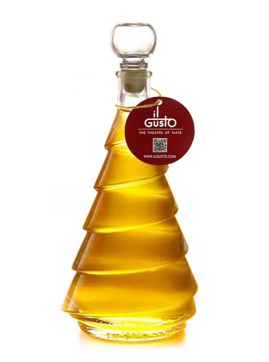 Lemon Gin in Round Christmas Tree Shaped Glass Bottle - 200ML - 32%vol
