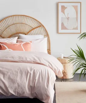 Light Pink Organic Cotton Pillowcase