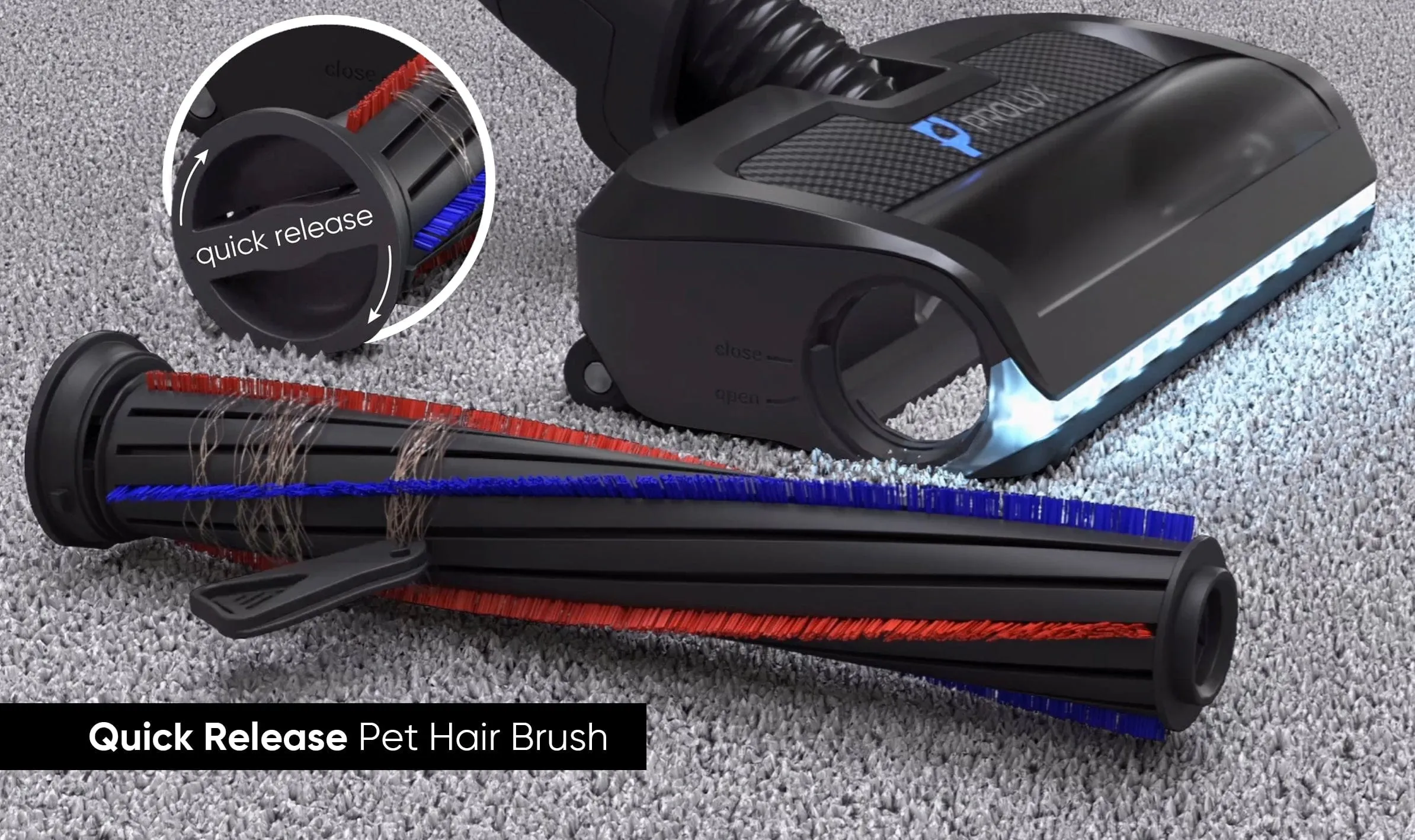 Lightweight Prolux 2.0 Bagless Upright Backpack Vacuum w/ Electric Powerhead Kit and 5 YR Warranty