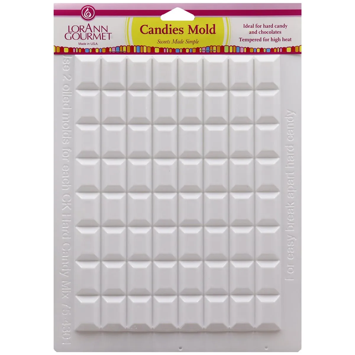 LorAnn Rectangle Break-Up Sheet Mold | 1ct