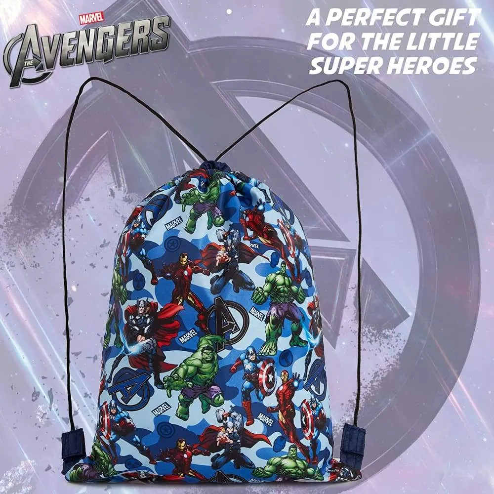 Marvel Avengers Drawstring Bags,Captain America Iron Man Hulk Thor, Gifts for Boys Teens