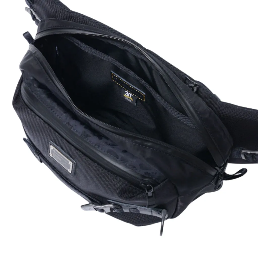 Master-piece 30th Anniversary "Black Crazy" Waist Bag
