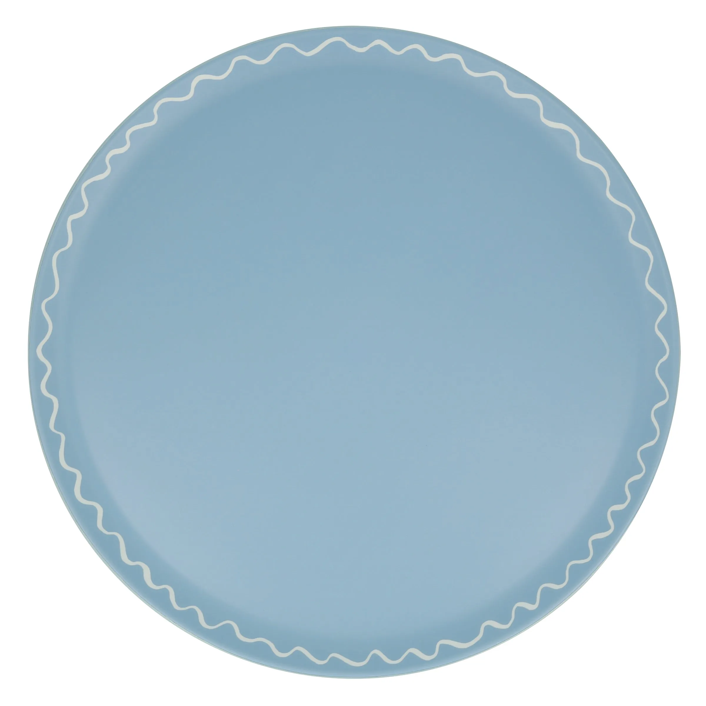 Mixed Set Reusable Large Plates (x 6)