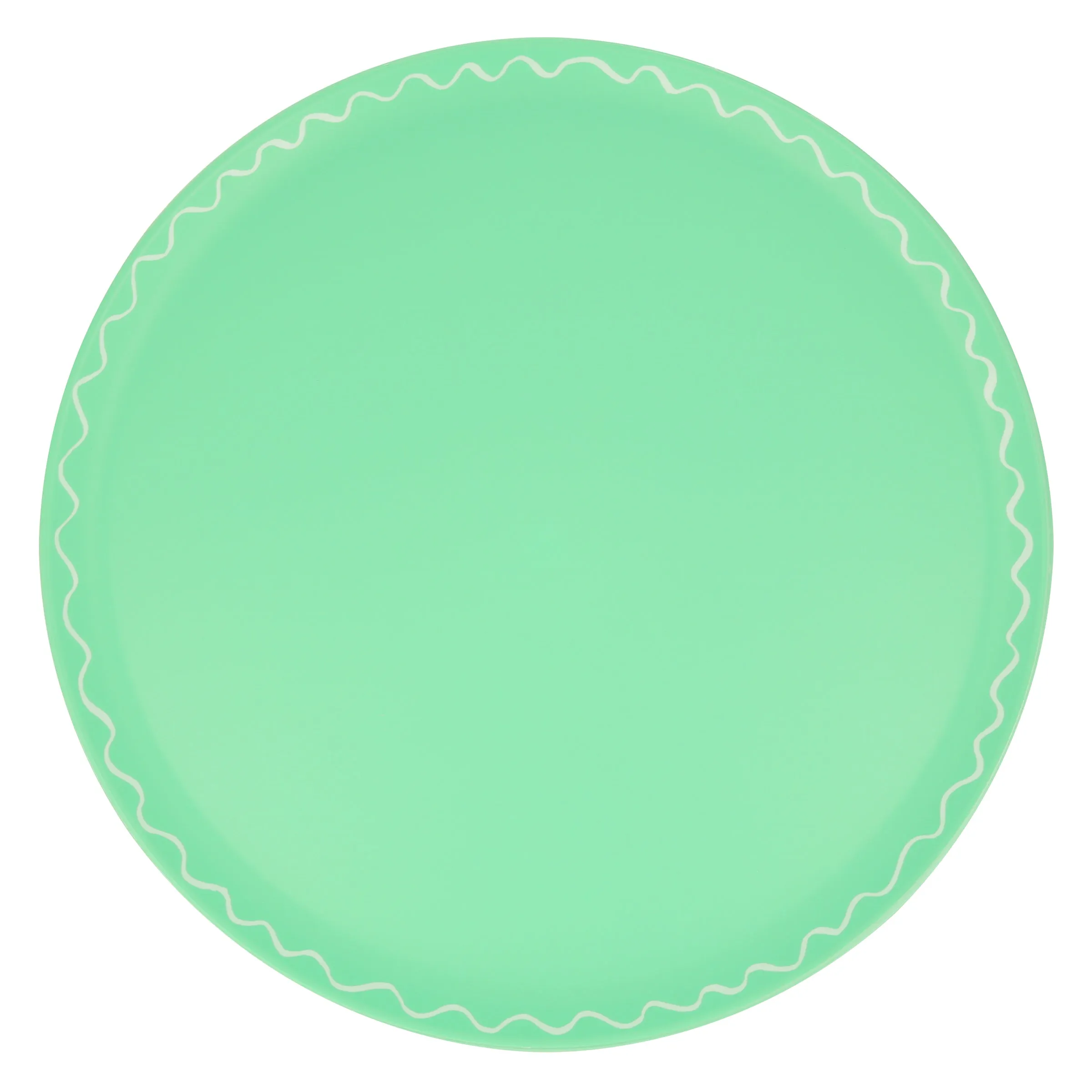 Mixed Set Reusable Large Plates (x 6)