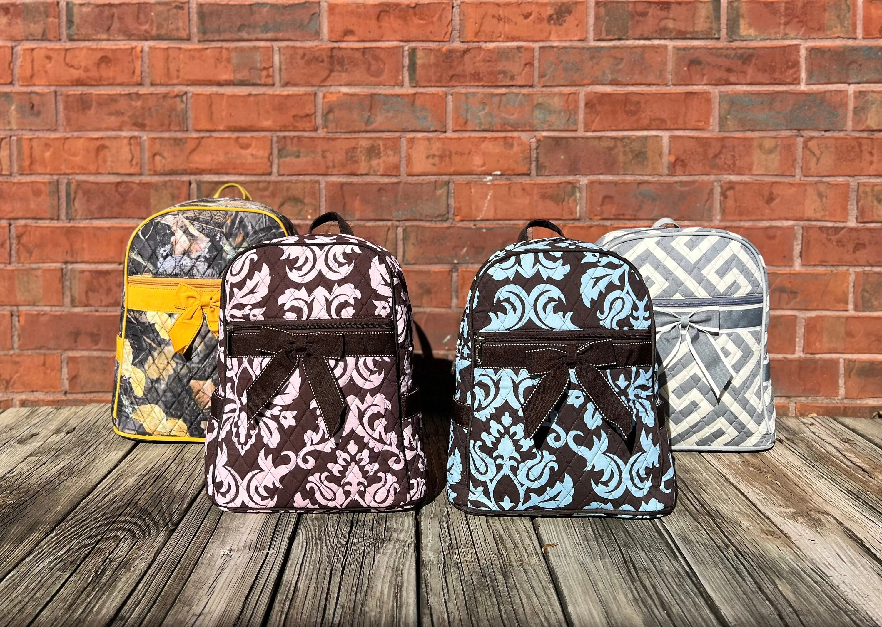 Monogrammed backpack, Canvas Backpack, Monogram toddler backpack, Diaper bag,Quilted backpack, kid backpack, Seersucker Backpack