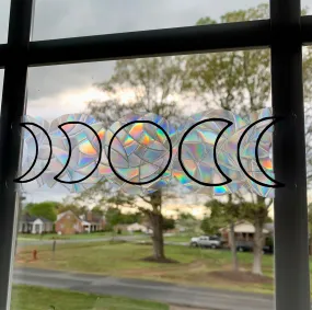 Moon window cling