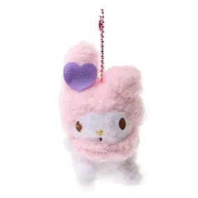 My Melody Furry Mini Plush Keychain